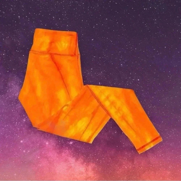 FREE 🆕Tie  Dye Orange Leggings - Picture 1 of 13